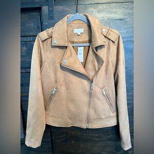 NWT - LOFT Faux Suede Jacket